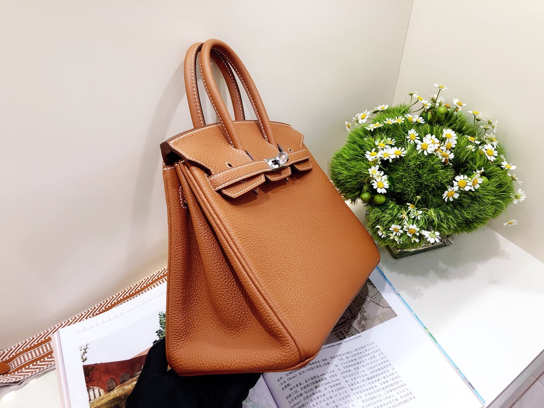 小愛款-Birkin 25 Togo 金棕 銀扣