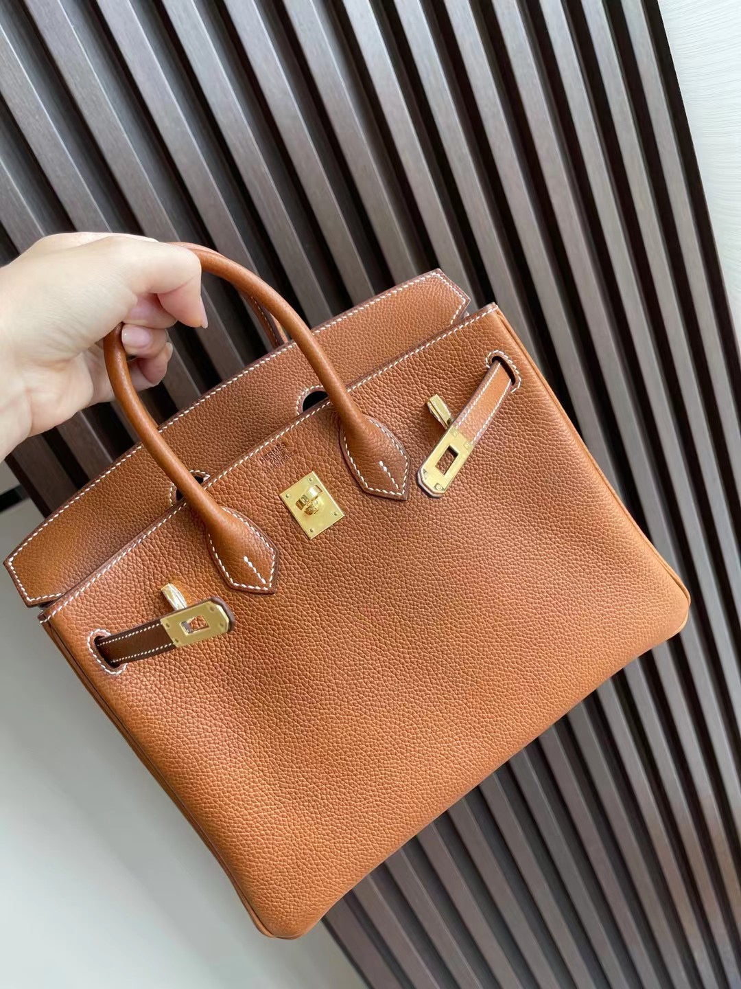 小愛款-Birkin 25 34 栗子色 金扣