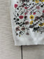 迪D家-2403 24早春最新花卉系列重工刺繡花朵針織背心 白色