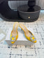 Manolo Blahnik-2024 高跟拖鞋 黃色