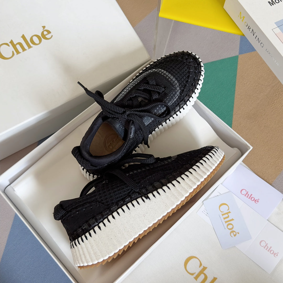 克羅C-Nama sneaker彩虹系列 網面拼色休閒運動鞋 黑色