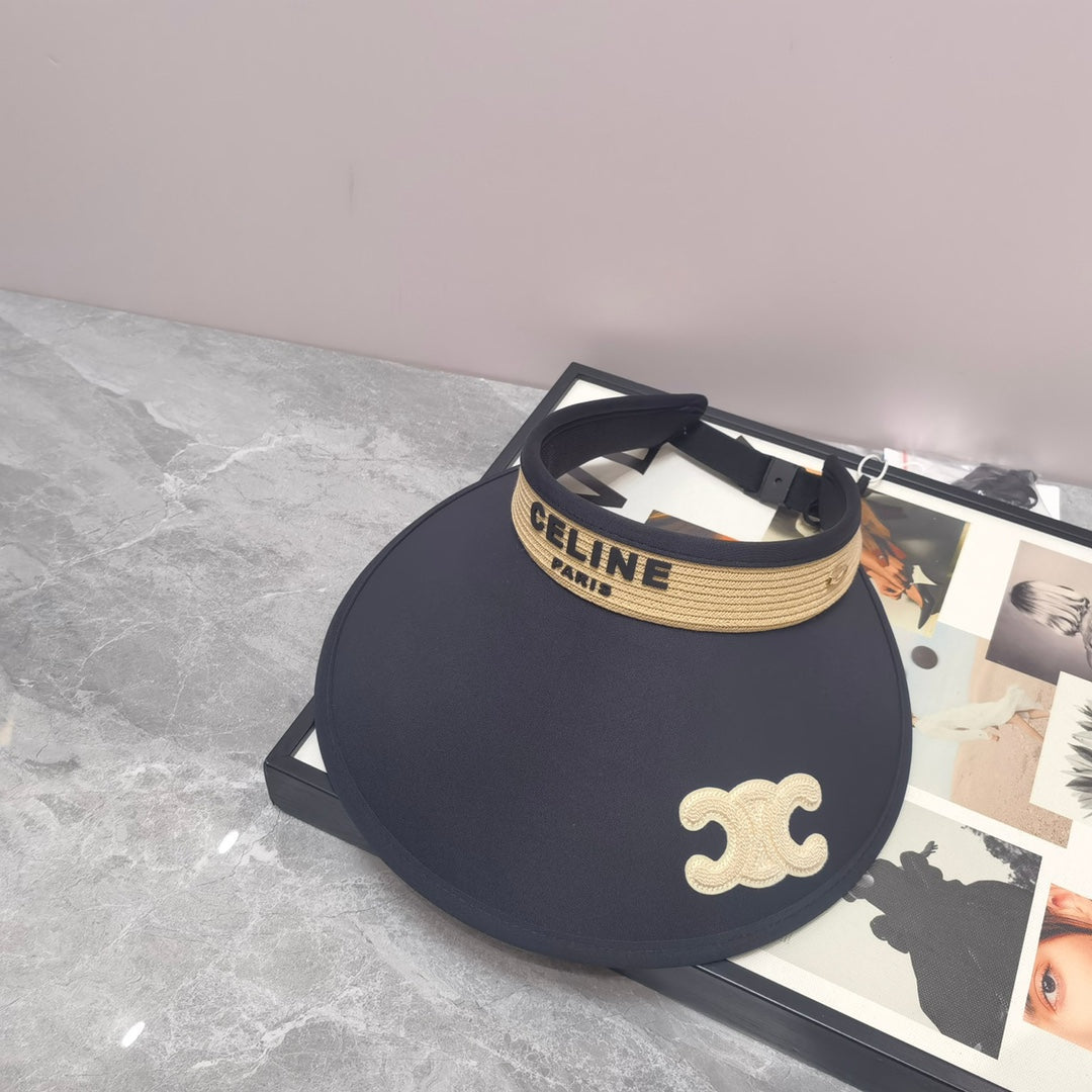 賽C家-新款Logo拼接遮陽帽