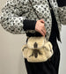 路L家-m11919 NANO TEDDY羊羔毛雙肩包 白色