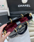 小香家-Chanel 23B 羊皮菜籃子tote斜背包/手提包 黑色