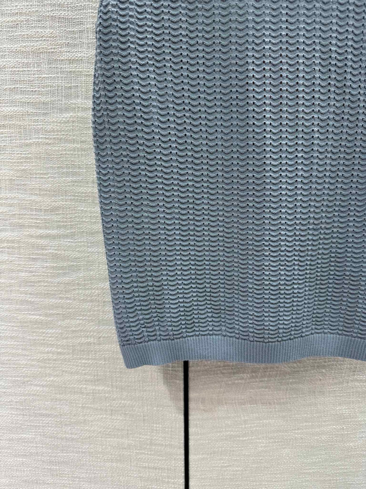 穆Ｍ家-2404 重工釘珠針織背心 灰色