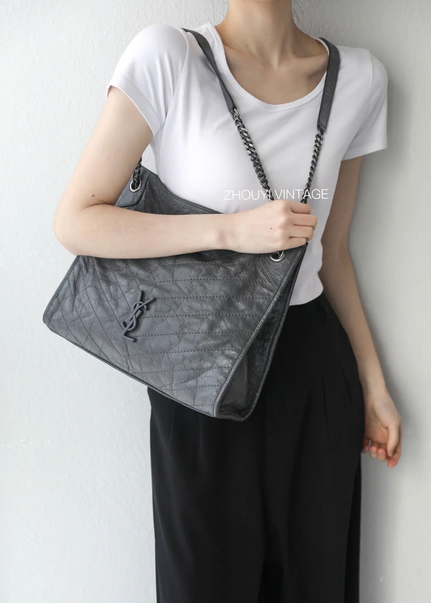 聖Y羅-Niki Shopping Bag 灰色