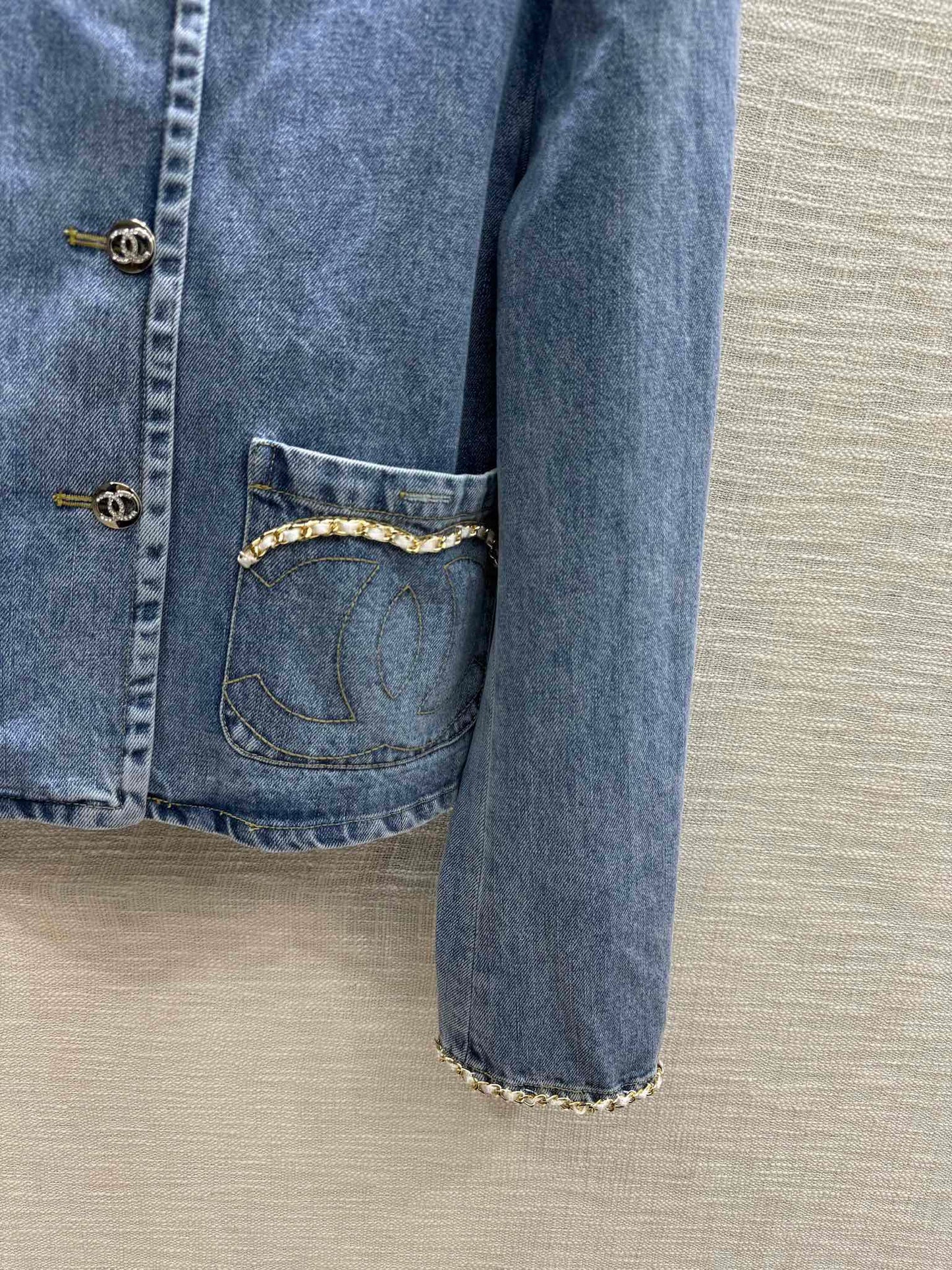 小香家-2403 小香風高訂牛仔外套