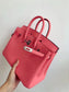 小愛款-Birkin 25  Swift 粉色 銀扣