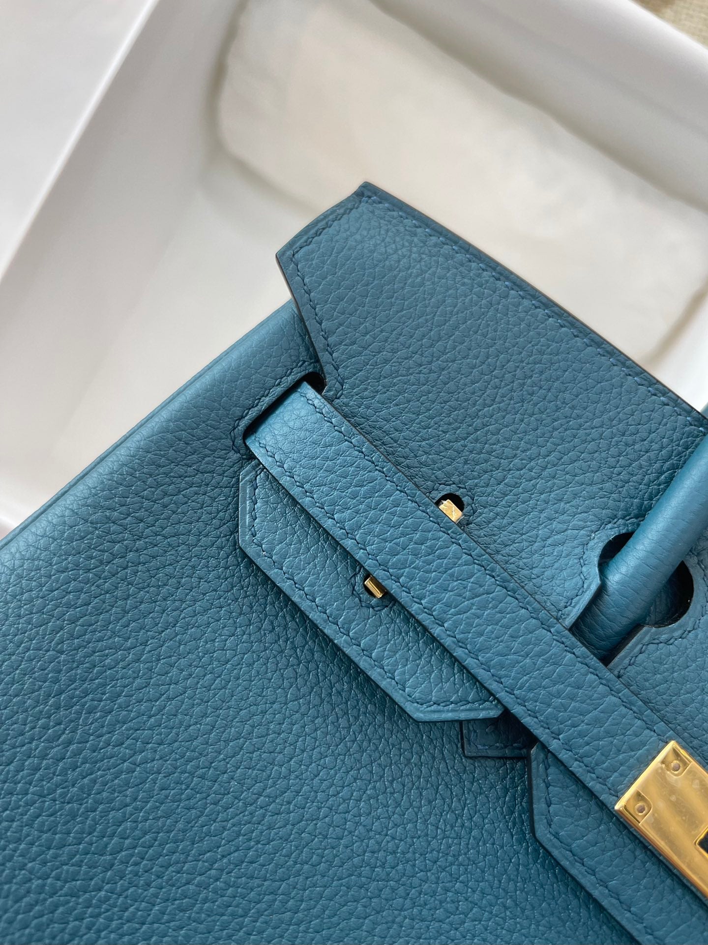 小愛款-Birkin 30 Togo W0博斯普魯斯海峽綠 金扣