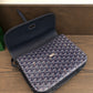 戈G家-Goyard 郵差包 深藍色