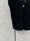 小香家-2403 24早春最新系列重工珠片V領針織吊帶背心 黑色