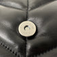 聖Y羅-Loulou Puffer 35cm 絎縫小羊皮雲朵包 黑色銀扣