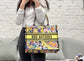 迪D家-BookTote 刺繡手袋 黑星座 37x30x16cm