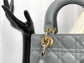 迪D家-Lady dior myABC 岩石灰色金扣 小號