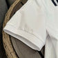 穆M家-2404 24春夏新品海軍風棉府綢白襯衫+短裙套裝