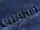 小香家-Chanel 22號手袋 金屬藍小號