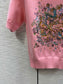 迪D家-2403 24早春最新系列重工刺繡針織短袖 粉色