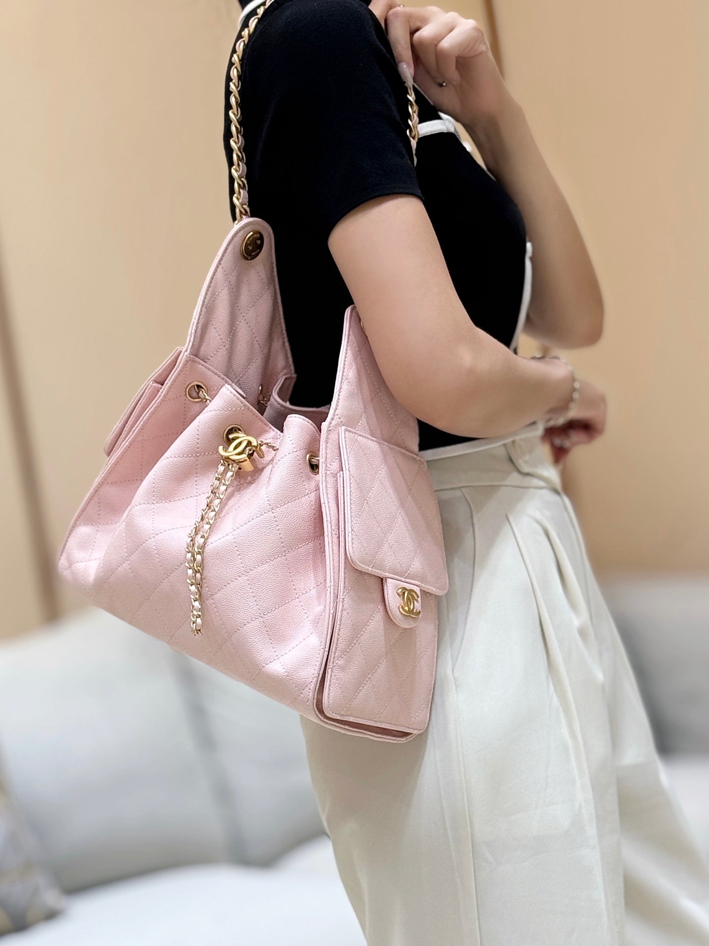 小香家-25S 25bag小號 櫻花粉