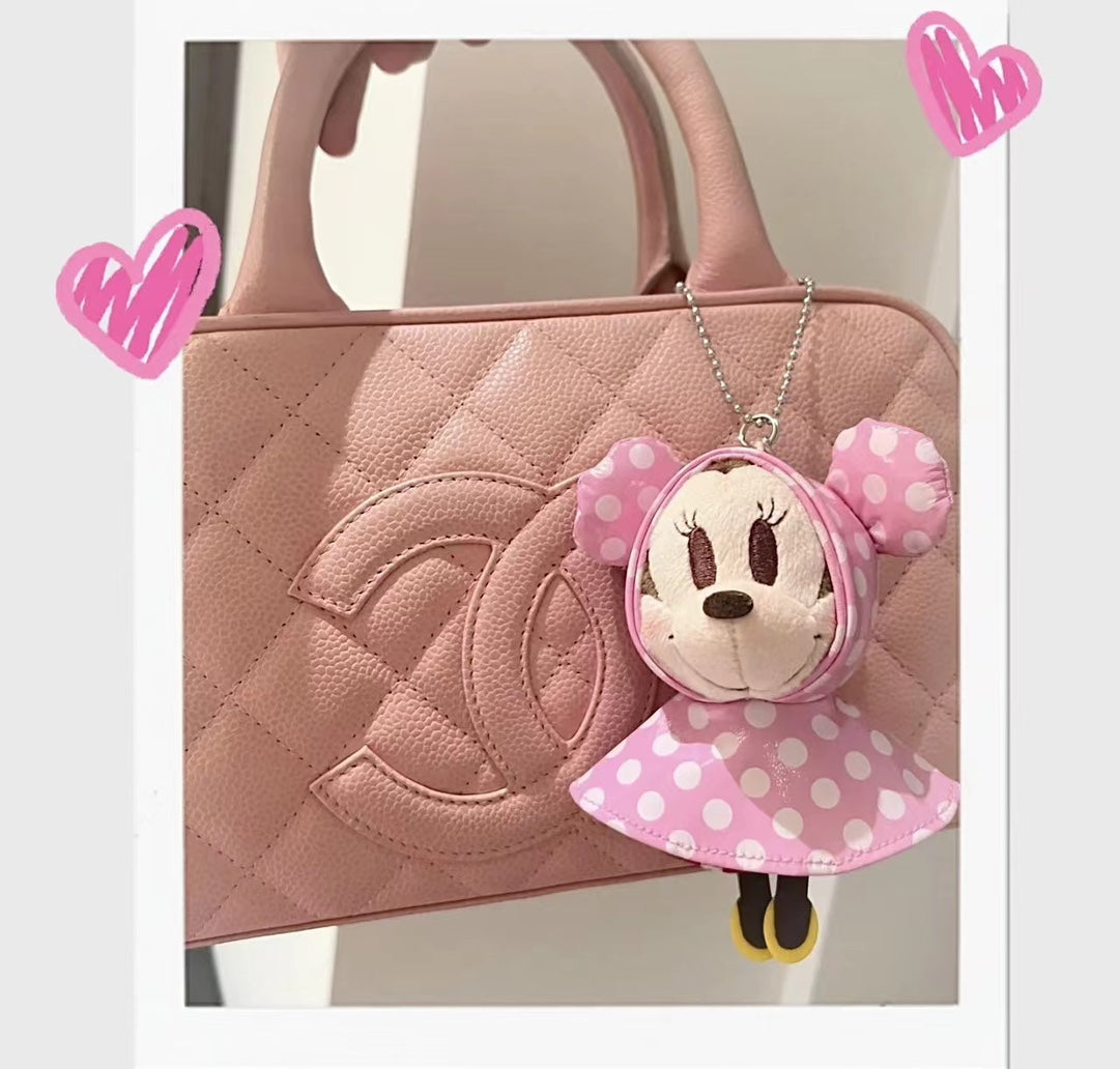 小香家-Chanel Vintage 中古保齡球包 粉色