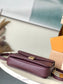 M46613 路L家-Pochette Metis 經典花紋牛皮 酒紅色