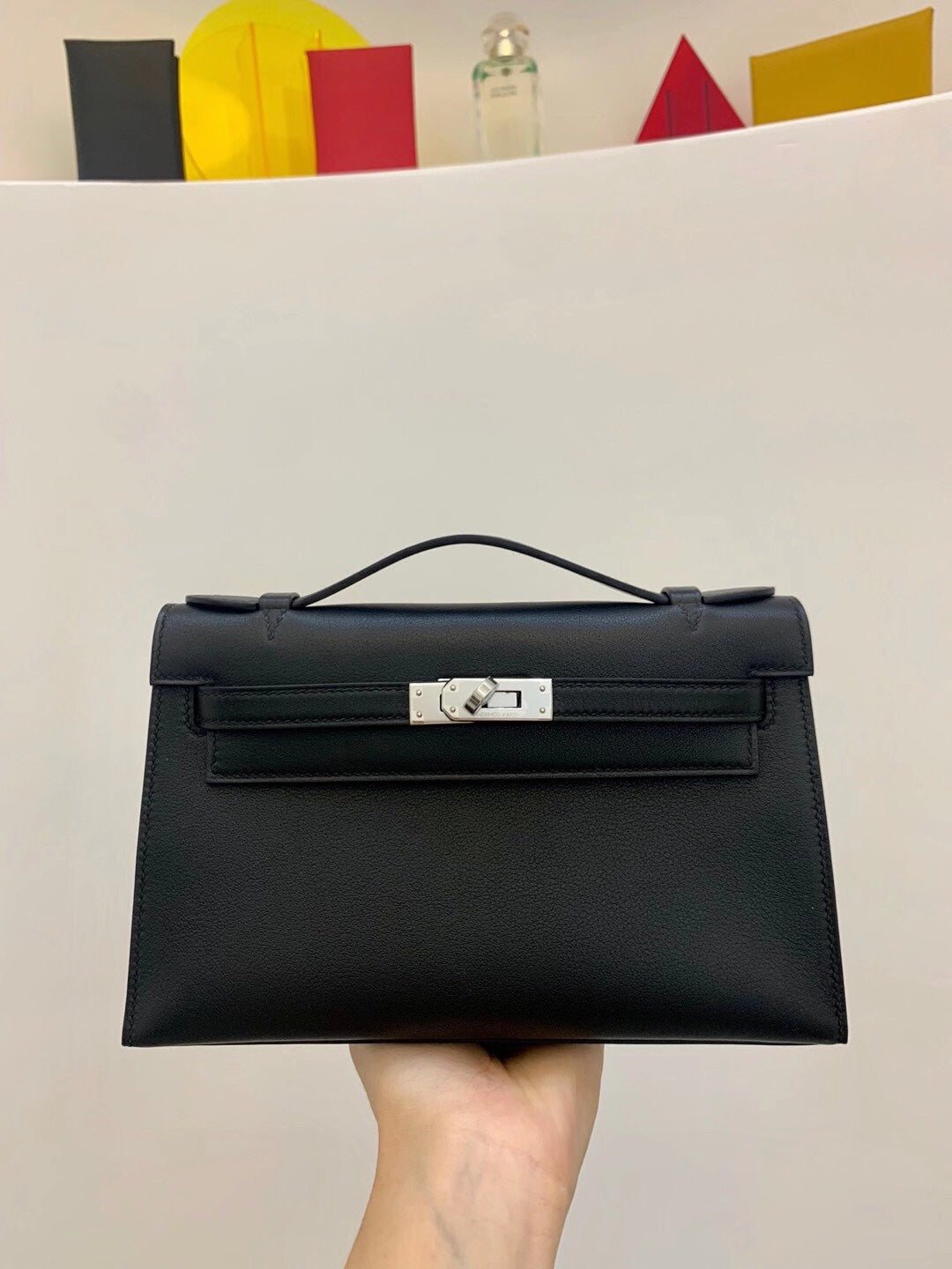 小愛款-Kelly mini 1代 黑色 銀扣