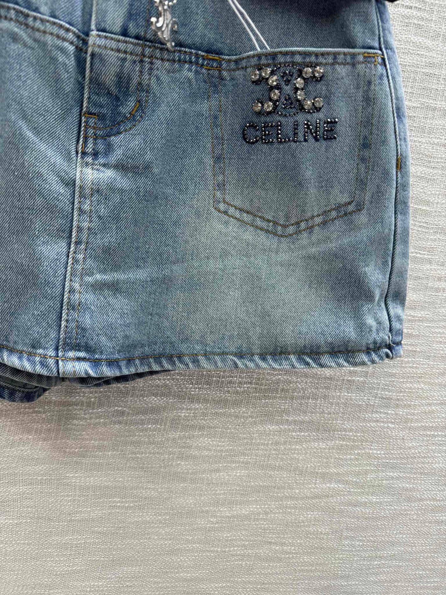 賽C家-2404 雙口袋牛仔短褲