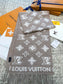 路L家- 2024 MONOGRAM圖騰圍巾 34*200 燕麥色