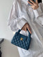 小香家-Chanel 23k Kelly 鍊條手拿包 藍色