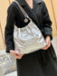 小香家-2023春夏新款 22BAG 小號 銀色 上身圖