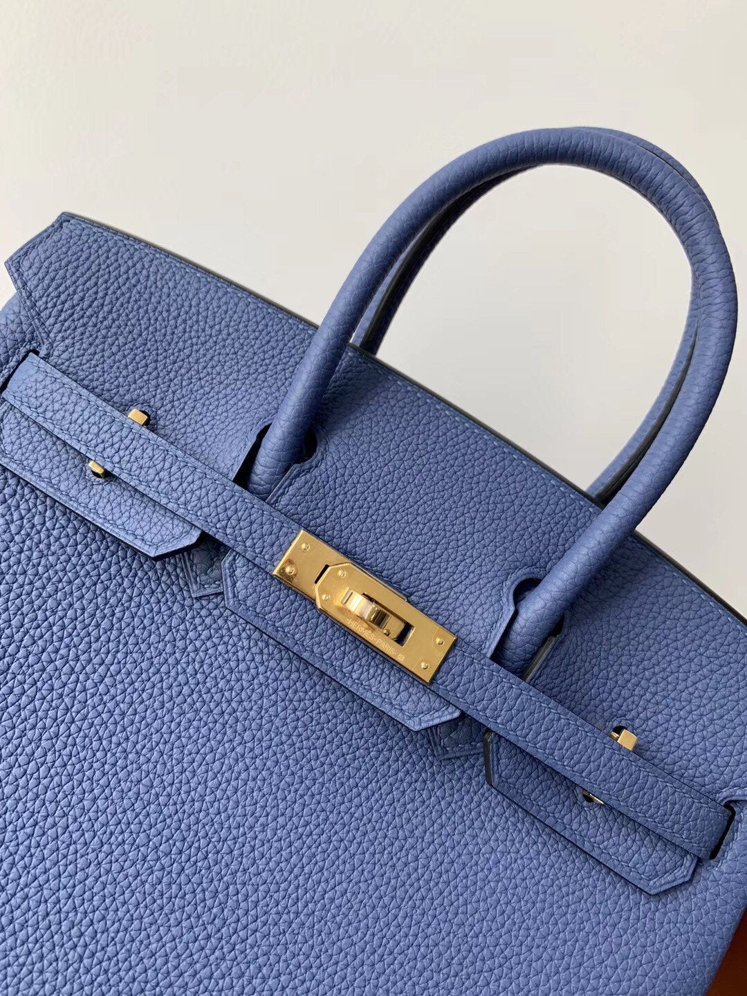 小愛款-Birkin 25 Togo 7E Blue birghton 明藍色 金扣