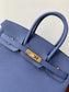 小愛款-Birkin 25 Togo 7E Blue birghton 明藍色 金扣