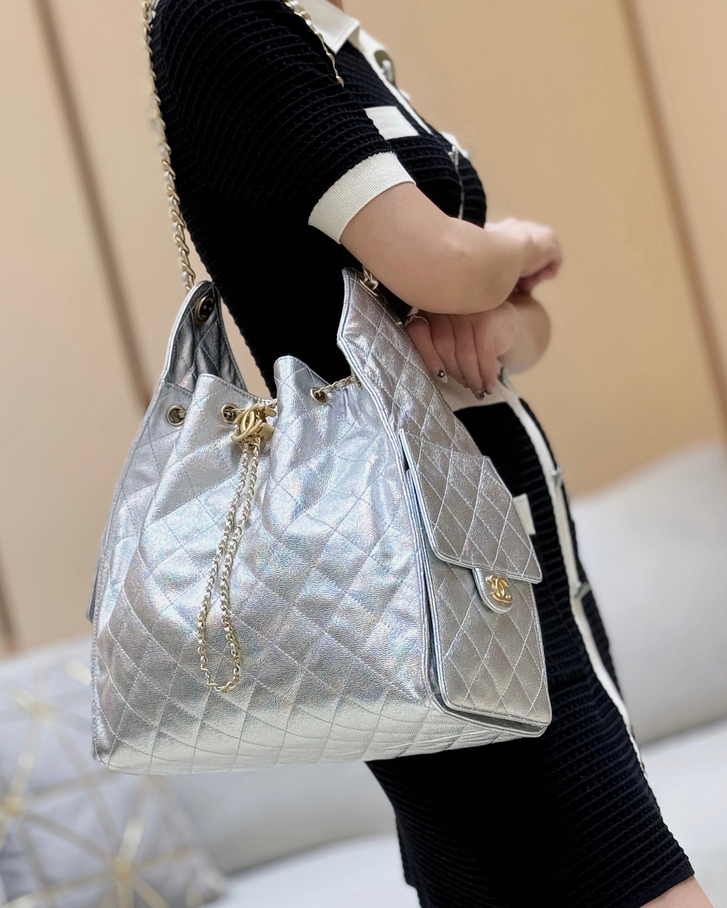 小香家-25S 25bag大號 銀色