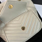 聖Y羅-Joe Backpack 絎縫雙肩包 白色金扣 Mini