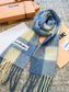 ACNE-2024彩虹圍巾 28*250 藍