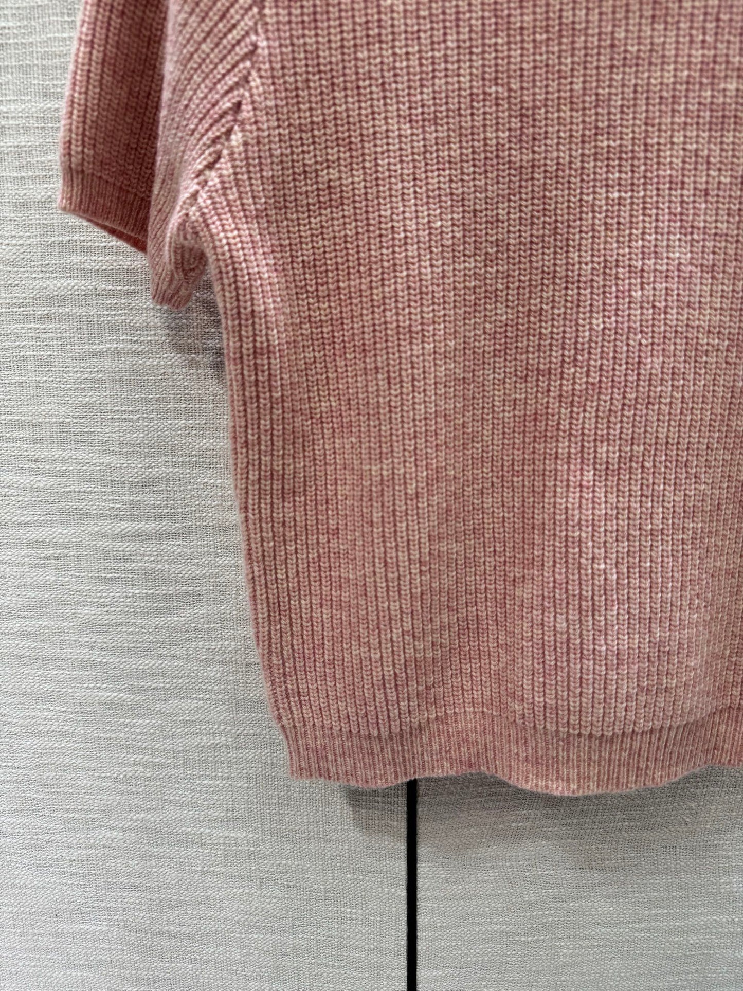 迪D家-2403 刺繡CD字母針織短袖