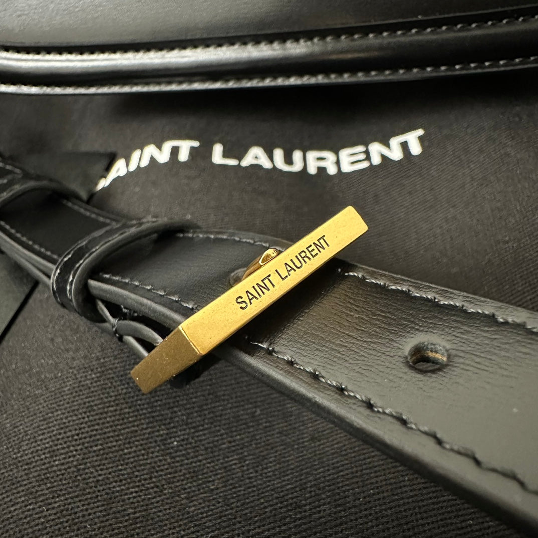 聖Y羅-BOX SAINT LAURENT 豆腐包 小號 黑色