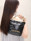 小香家-2023春夏新款 22BAG Mini 黑色珍珠 上身圖