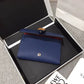 羅L威-Small vertical wallet系列 深藍色