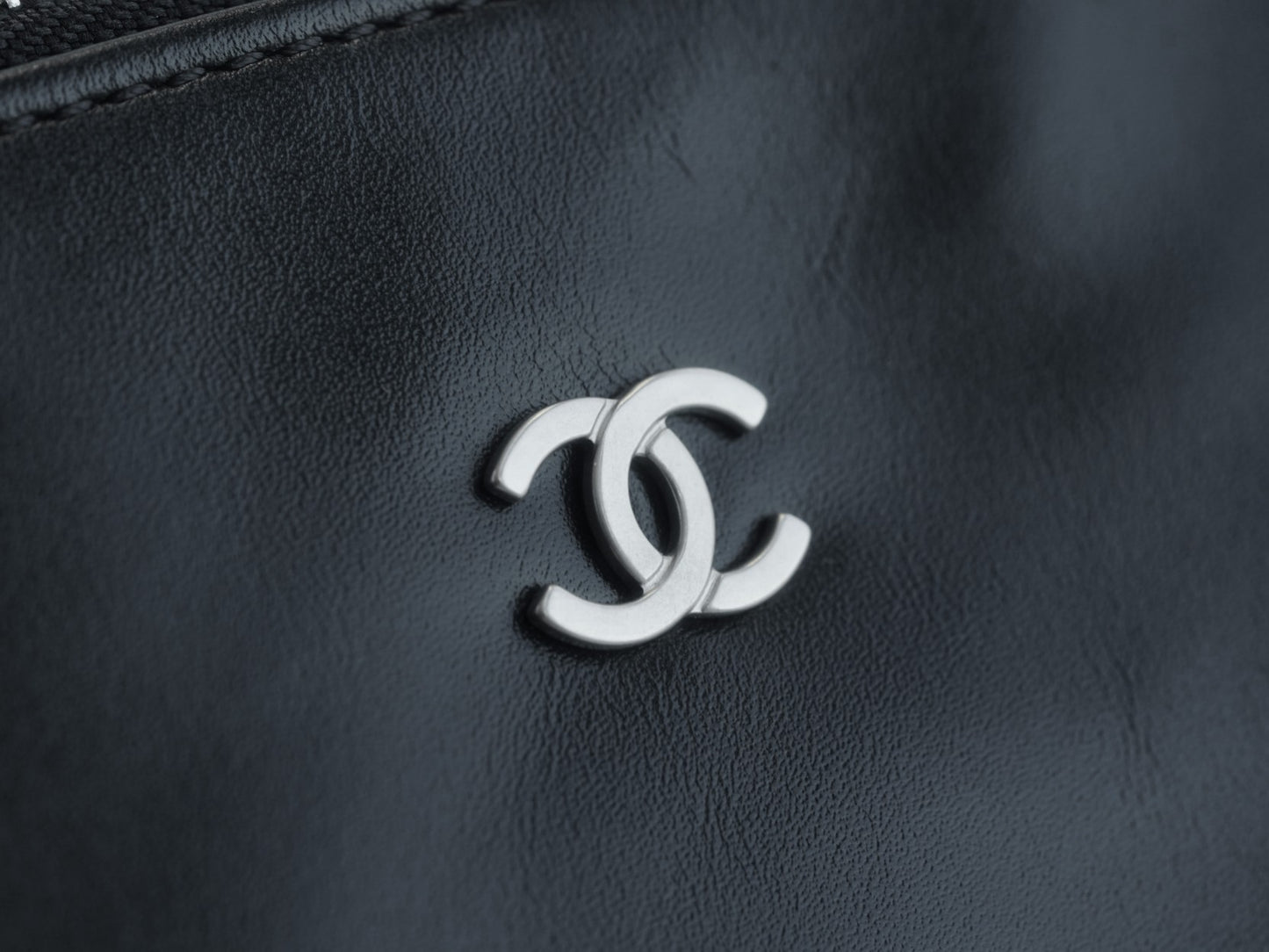 小香家-Chanel 22號手袋 黑銀色大號