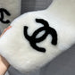 小香家-2023秋冬新款雙C圍巾 白色