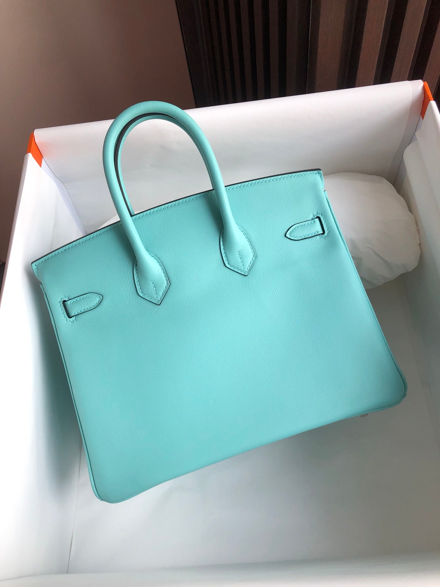 小愛款-Birkin 25 Swift 3P馬卡龍 銀扣