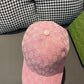 古G家-小雙G棒球帽 粉色
