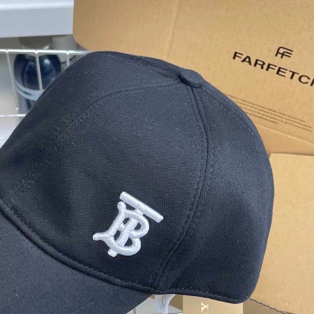 巴B家-新款內格紋刺繡Logo棒球帽