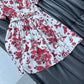 迪D家-2403 24新品上架 花卉蝴蝶腰帶連身裙
