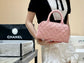 小香家-Chanel Vintage 中古保齡球包 粉色