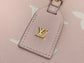 路L家-CARRYALL 絲印小號手袋 粉色