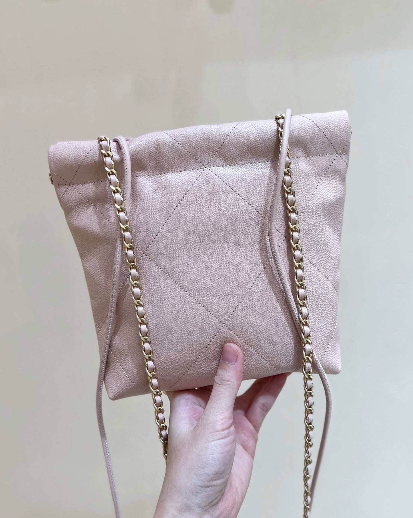 小香家-24K Mini22Bag荔枝皮垃圾包 粉色