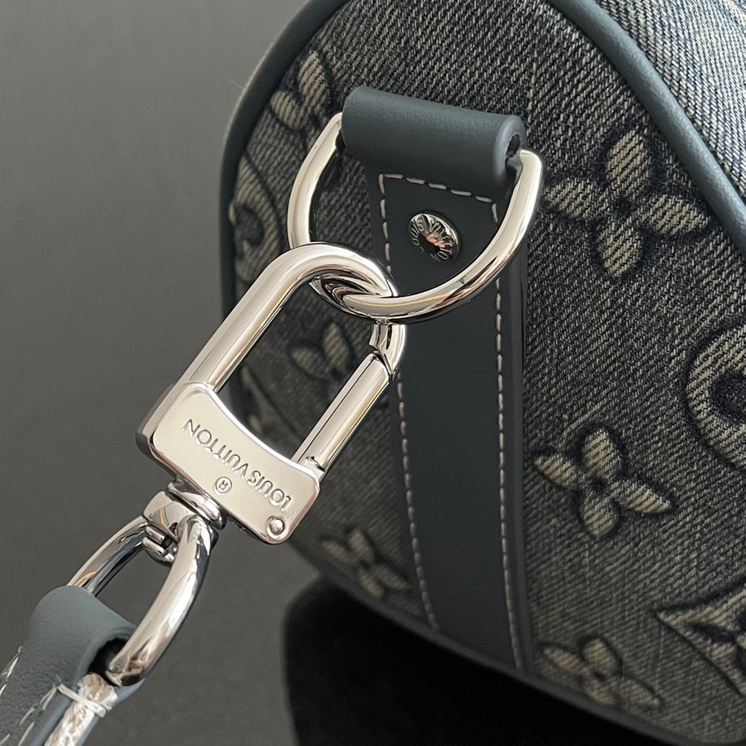M22762 路L家-keepall25 浮雕牛仔款