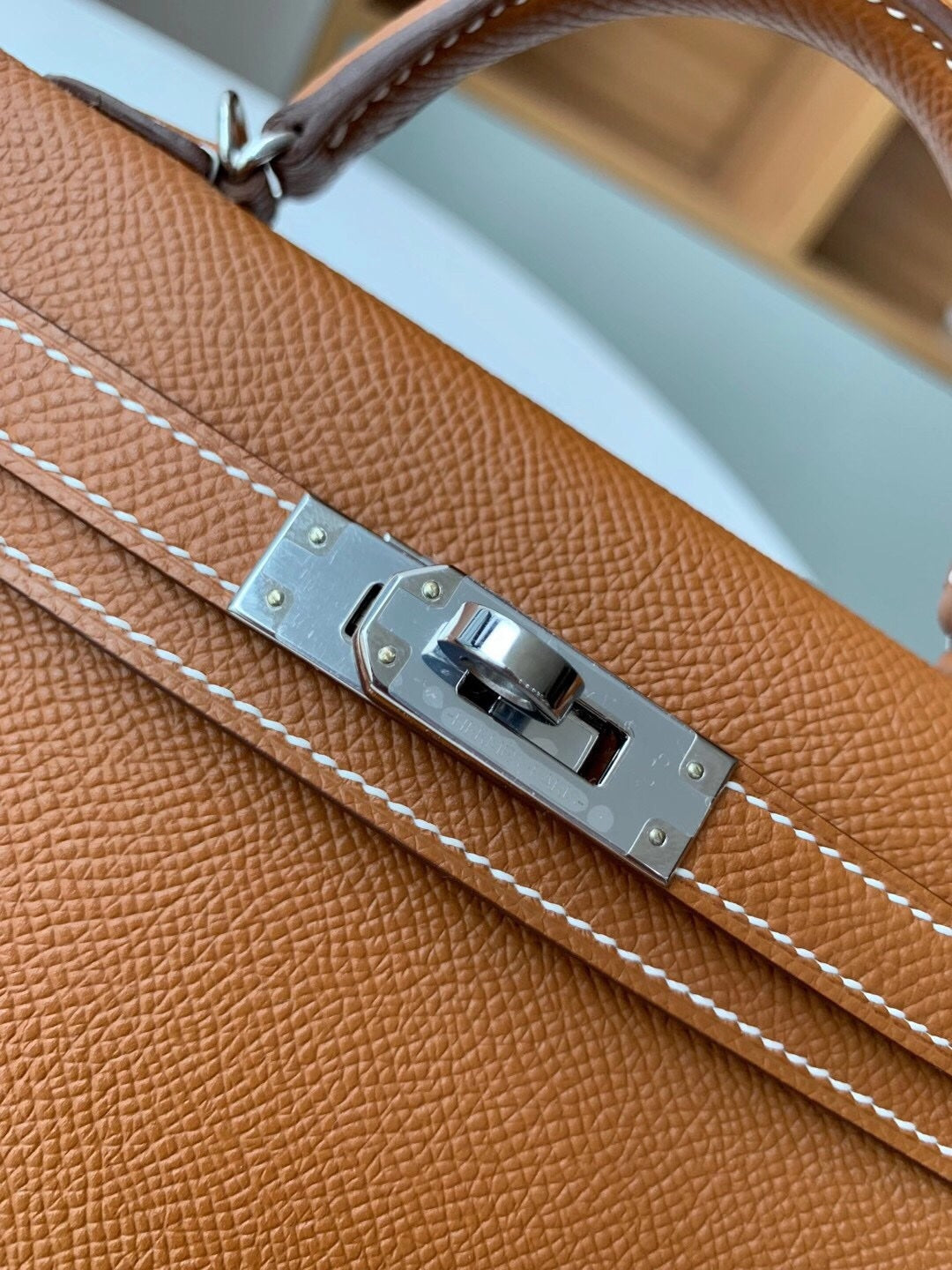 小愛款-Kelly mini 1代 焦糖色 銀扣