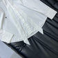 迪D家-2403 24新品上架飄帶襯衫 白色